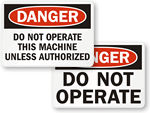Machine Safety Labels