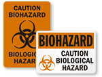 Biological Hazard Stickers