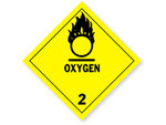 Class 2 Oxygen Labels