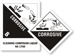 Corrosive Labels