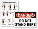Certified Crane Operator Signs