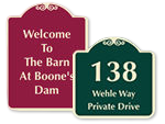 Custom Outdoor Entrance Signs