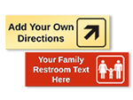 Custom Select a Color™ Semi Printed Sign