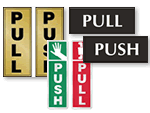 Push Pull Signs