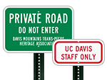 Custom Horizontal Signs