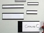 C Channel Magnetic Card Holders