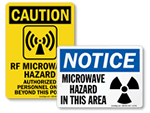 Microwave Warning Signs