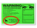 More Custom Parking Violation Sticker Designs