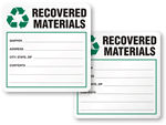Recovered Materials Labels