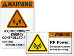 RF/ Microwave Warning Labels