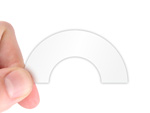 Crescent & Rocker Hard Hat Stickers