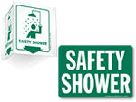 Safety Shower Signs