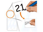 Self Laminating Wire Write On Label 