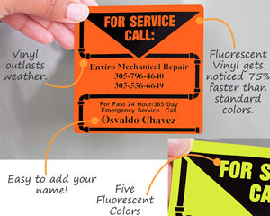 For Service Call Labels