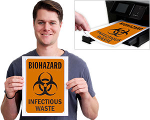 Free Biohazards Labels & Signs