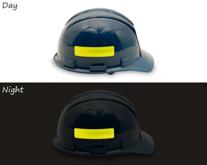 Reflective helmet and hard hat stickers