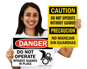 Machine Safety Signs