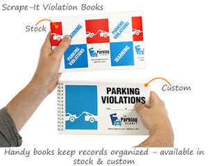 Parking violation books