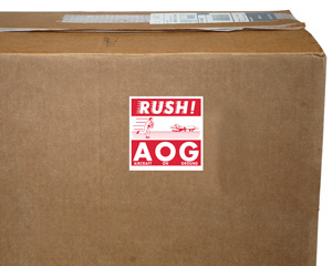 Rush AGO Shipping Labels