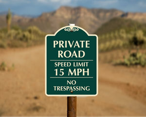 Private Community Speed Limit Signs