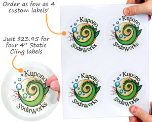 Static Cling Labels