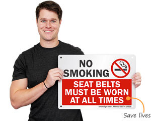 Wear seat belt sign
