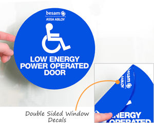 Double Sided Window Decals