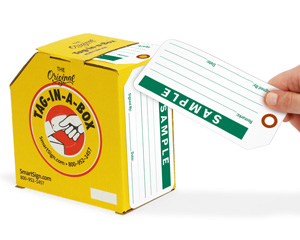 Sample Tags In A Box