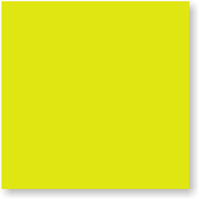 4 in. x 4 in. Fluorescent Chartreuse Color Coded Label, SKU - LSQ-400-FC