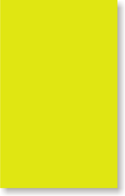 2.5 in. x 4 in. Rectangular - Fluorescent Chartreuse Color Coded Label ...