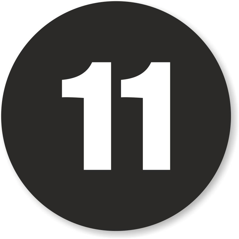 Number 11 Png