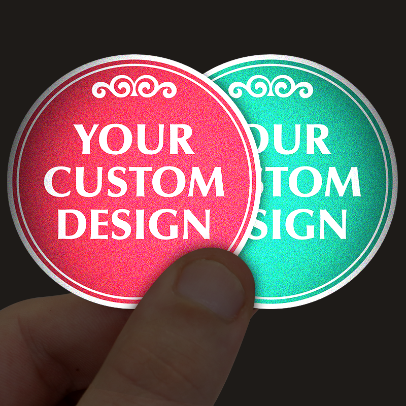 Reflective Sticker Material  Outdoor Reflective Stickers Custom
