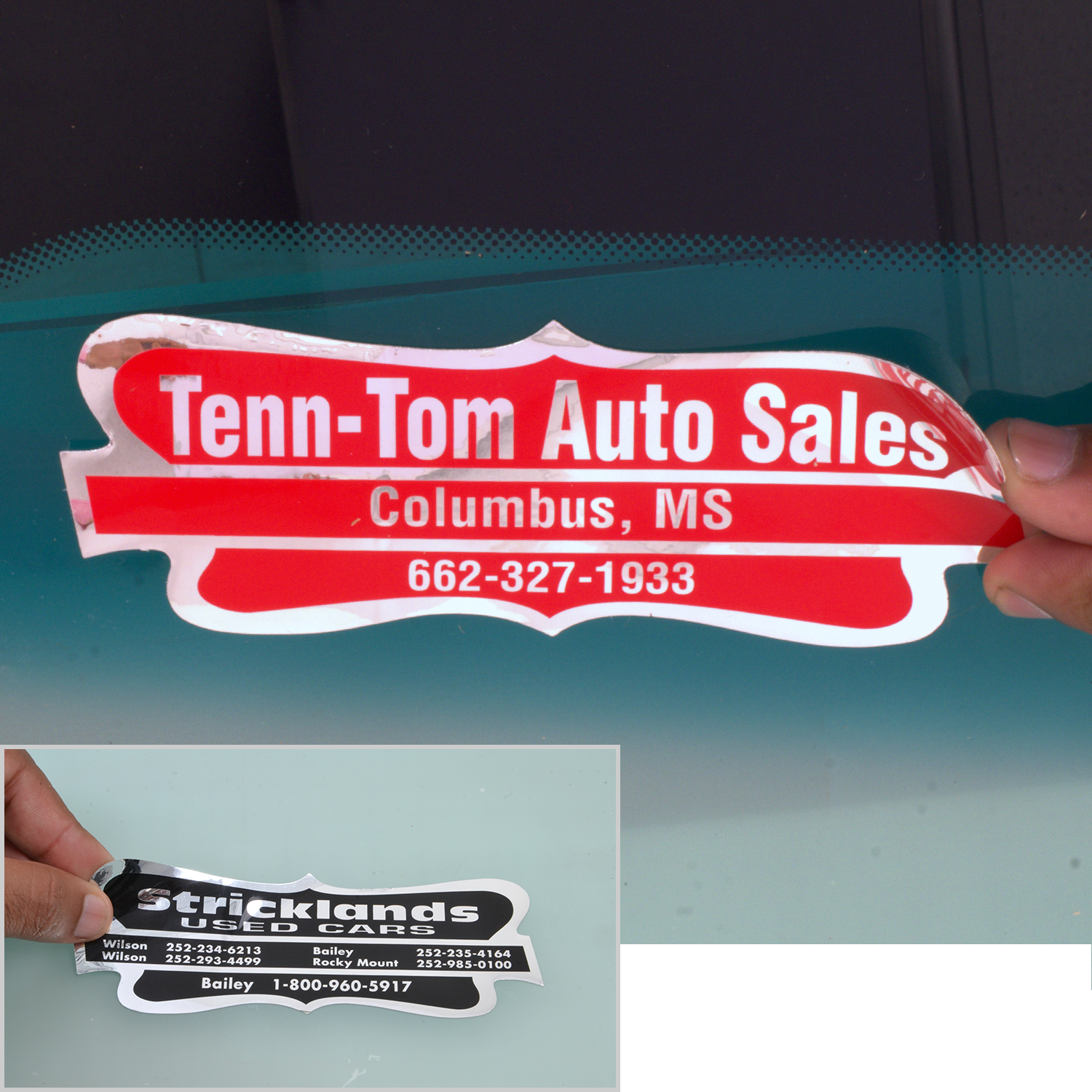 Happy Face Stickers  Auto Dealer Marketing - Car Lot Supplies