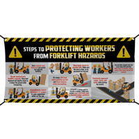 Steps To Protect Workers From Forklift Hazard Banner