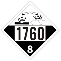 Cleaning Compounds Placard