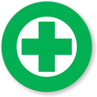 First Aid Hard Hat Labels