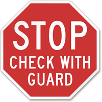 Stop  Reflective Aluminum