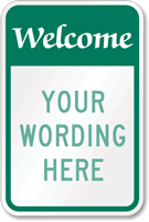 Custom  Visitor Sign
