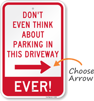 Dont Even Think About Parking Funny