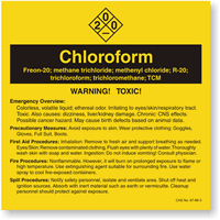 ANSI Chemical Label