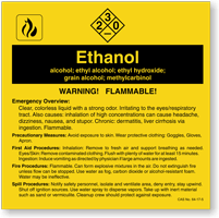 ANSI Chemical Label