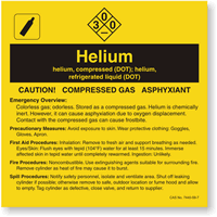 ANSI Chemical Label