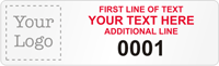Rectangular Custom Template  Numbering