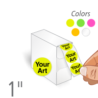 Custom Round Label Quote 1"