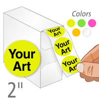 Custom Round Label Quote 2"