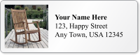Porch & Rocking Chair Custom Address Label