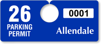 ToughTag™ Parking Permits with Hologram