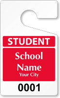 Plastic ToughTags™ for Student Parking Permits