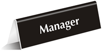 Table Top Sign