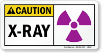Caution: X Ray Sign